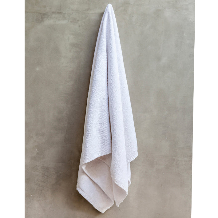 Stort luksus badehåndklæde - 70X140 - hvid