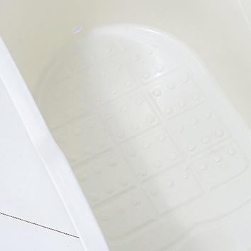 Badebalje til voksne - XL - 123cm - hvid - Ekstra kraftig plast og forbedret siddekomfort - Tubfamily®